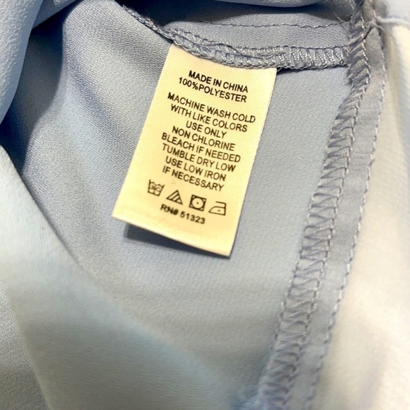 1.State Light Blue Thin Tank Top Size XS - Picture 9 of 9